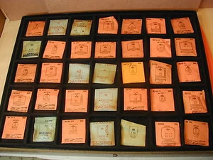 Neu 35 Stck. * Longines Uhr Kristall Lot ~ GS & SUC ~ Foto ansehen F Form & Größe #NC 124 - Bild 1 von 11