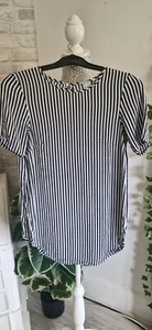 H&M Womens Short Sleeved Top Size 6 - Picture 1 of 6