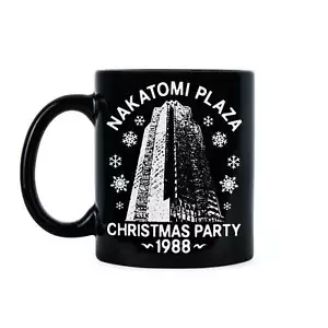 Taza de café Nakatomi Plaza Nakatomi Plaza fiesta de Navidad 1988 - Imagen 1 de 6