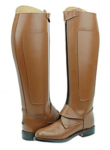 Hispar Invader-2 Man Herren groß kniehoch Leder Reit Polo Reitstiefel - Bild 1 von 19