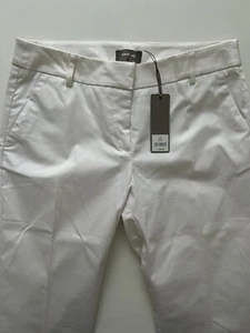 Sussan Cotton Sateen Pants White 10 NWT - Picture 1 of 5