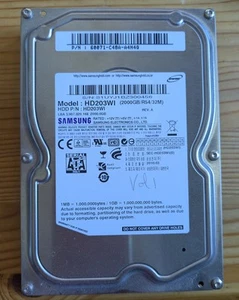 HD203WI Samsung Spinpoint EcoGreen F3 2TB 3.5" Desktop Hard Drive SATA - Zdjęcie 1 z 2