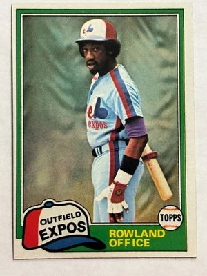 1981 Topps #319 Rowland Office Montreal Expos - Image 1 of 2