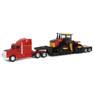 Red Chrome Chase Unit ~ 1/64 Versatile 580DT w/ Semi & Trailer, ERTL Prestige - Picture 1 of 5