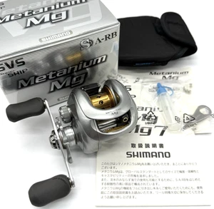 SHIMANO Metanium Mg RIGHT Hand Bait Casting Reel with Box From JAPAN "Near Mint" - Picture 1 of 24