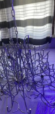 s.LUCE Designer-Hängeleuchte THD0517-12 | 12xE14 | Chrom Ast-Design - Bild 1 von 4