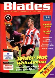 Sheffield United v Ipswich Town 14/09/96 Division 1 - Picture 1 of 1