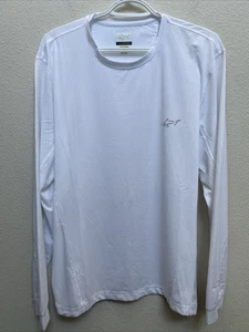 NEW Greg Norman Long Sleeve T-shirt Large White NWT $65 Performance - Picture 1 of 9