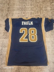Marshall Faulk St Louis Rams Trikot Large Herren Größe 44 Blau Champion - Bild 1 von 7