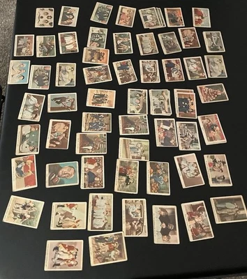 LOTE The Three 3 Stooges Tarjetas Coleccionables Vintage Fleer 1959 Paquete Colección Foto 1 de 4