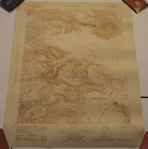 Pinkham Well CA Quadrangle (Joshua Tree) USGS Topographic Map 1944 Vintage 22x18 - Picture 1 of 16