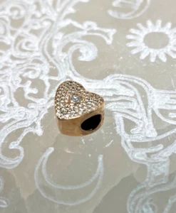 PANDORA Liebe Pavé Herz Charm rose 781555CZ - Bild 1 von 5
