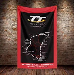 Isle of Man TT Races Course Banner / Flag - FLAG4. / ZZ2101 / ZZ3097 - Picture 1 of 4