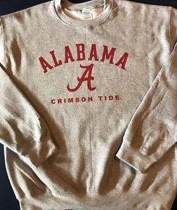 Alabama A Crimson Tide crew neck Sweatshirt Bama Roll Tide Adult and Youth sizes - Picture 1 of 2