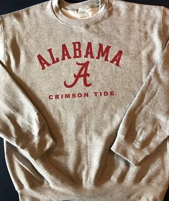 Alabama A Crimson Tide crew neck Sweatshirt Bama Roll Tide Adult and Youth sizes - Image 1 of 2