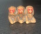 Vintage Three Wise Monkeys See No Evil Hear No Evil Speak No Evil - Japan S.K