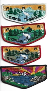 Boy Scout OA Tarhe 292 Patch Lot and Hat Pin OH - Picture 1 of 3