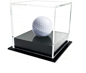 Clear Acrylic Golf Ball Display Case, Golf Ball Showcase for Hole in One Ball, T - Picture 1 of 12