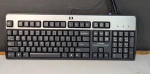 VTG Computer Keyboard PS/2 Serial PC HP English Wired KB-0316 - Picture 1 of 4