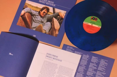John Prine Sweet Revenge Black Blue Smoke LP 180 Gram Vinyl Me Please VMP CW033 - Image 1 of 4