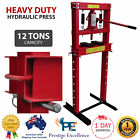 12-Ton Hydraulic Heavy Duty Floor Shop Press Garage Workshop Automotive Tool New