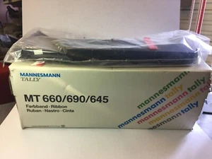 3 off Ribbons nylon black for Mannesmann Tally MT645, MT660, , MT690, - Afbeelding 1 van 1