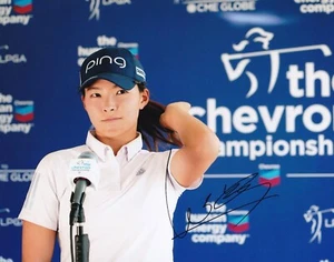 HINAKO SHIBUNO SIGNED AUTO'D 8X10 PHOTO LPGA TOUR LET 2019 BRITISH OPEN CHAMP G - Picture 1 of 1