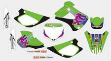 KX KAWASAKI KX 80 100 1998 1999 2000 DECAL STICKER GRAPHIC KIT
