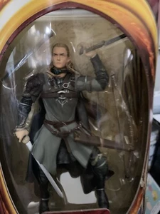 Lord of the Rings Legolas action figure Rohan Armor Elf Collectible 2002 gift - Imagen 1 de 4