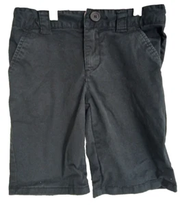 Cat & Jack School Uniform Black Shorts Adjustable Waist Girls Size 8 - Picture 1 of 12