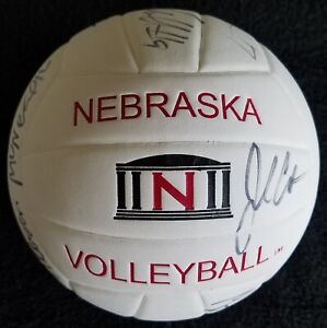 Very Rare John Cook signed Nebraska Volleyball 1995 2000 2006 National Champions