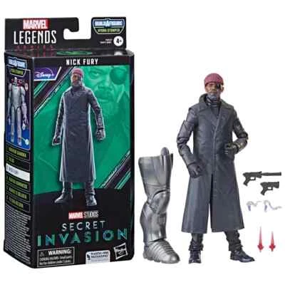 Figura 6" Marvel Legends Disney+ Secret Invasion Nick Fury - BAF Hydra Stomper Foto 1 de 4