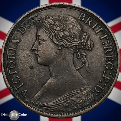 Great Britain 1868 Farthing 1/4d GB3622 - Image 1 of 2