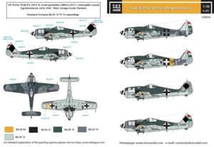 sd48026/ S.B.S. model - Decals - Focke Wulf Fw-190 F-8 - Ungarn - 1:48 - Picture 1 of 3