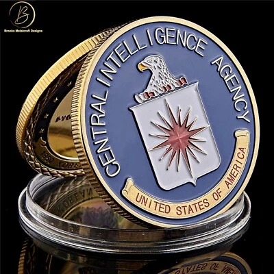Central Intelligence Agency CIA Challenge Coin - Image 1 of 4