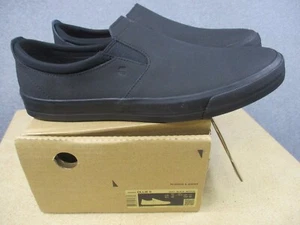 Shoes For Crews Unisex Ollie II Men 12/ Women's 13.5 Black Slip On NEW - Picture 1 of 14