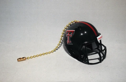 TEXAS TECH RED RAIDERS Ceiling Fan HELMET PULL CHAIN New Football (1 hole) Cover