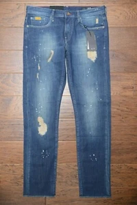 Armani Exchange $140 A|X J13 Men's Slim Fit Scraped Stretch Cotton Jeans 31R - Picture 1 of 10