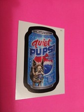 Wacky Packages  SDDC 2007 Quiet Pupsi sticker Topps series 6 Promo Card P1 Pepsi