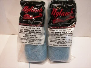 Lote de 2 madejas de colección ~ Brunswick nylamb dedos 55/45 mezcla dedos peso hilo - Imagen 1 de 2