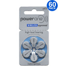 Power One PR44 Size 675 MF 0%Hg Zinc Air Hearing Aid Batteries (60 Pack)