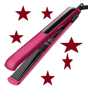 Plancha/rizador de pelo 2 en 1, plancha antiestática de 1 pulgada con control de temperatura - Imagen 1 de 4