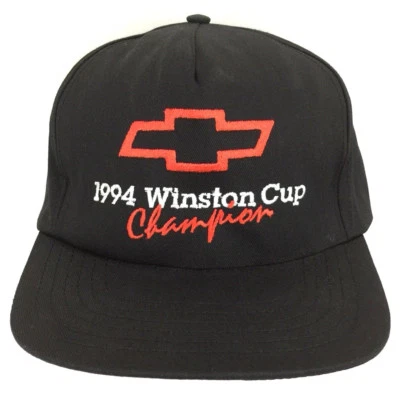 De colección Chevrolet Winston Cup Champion 1994 Sombrero Nascar Pajarita Logo Snap Back Cap Foto 1 de 4
