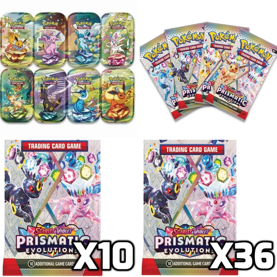 Pokemon Prismatic Evolutions Booster Packs - Pokemon TCG - Sealed - Image 1 of 1