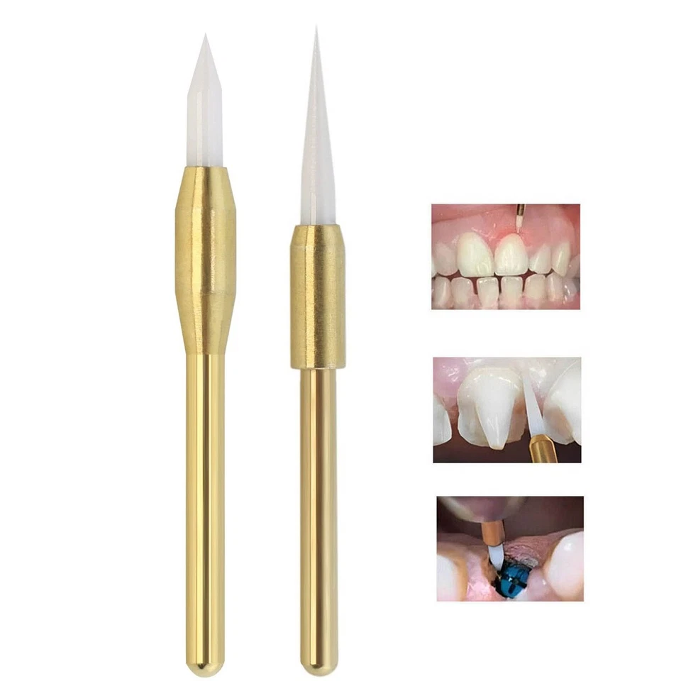 Recortadora de tejidos blandos de cerámica quirúrgica dental 21 mm + 23 mm para retracción gingival Foto 1 de 4