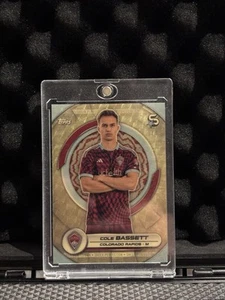 Cole Bassett Superfractor 1/1 MLS #110 Colorado Rapids - Picture 1 of 3