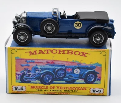 Matchbox MoY Yesteryear Y5 4,5 litri Bentley 1929. Codice 3. Ishimar Inghilterra - Immagine 1 di 4