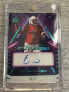 2022 Ultimate Leaf Draft Cameron Ward Ultimate Futures Autograph /35 FREE SHIPPI - Picture 1 of 3