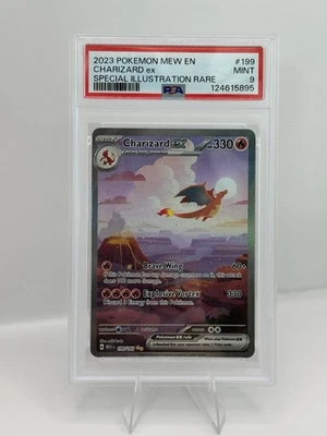 Pokémon TCG Charizard EX Scarlet & Violet 151 Card 199/165 PSA 9 - Image 1 of 2