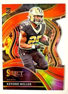 Panini Select Kendre Miller 2023 troquelado naranja Prizm RC SP #/399 ¡Saints novato! - Imagen 1 de 3